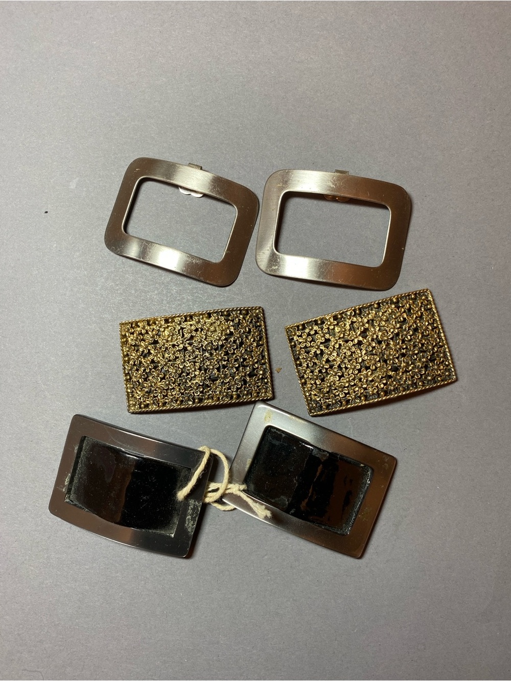 Vintage shoe clip lot